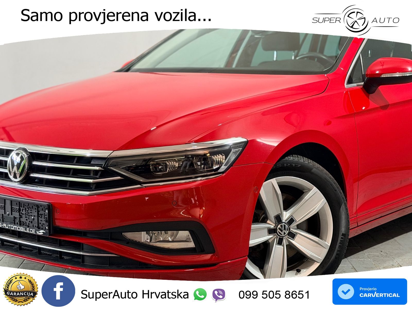 Volkswagen Passat Variant 2.0 TSI (190 KS) DSG R-Line LED+GR SJED+ACC