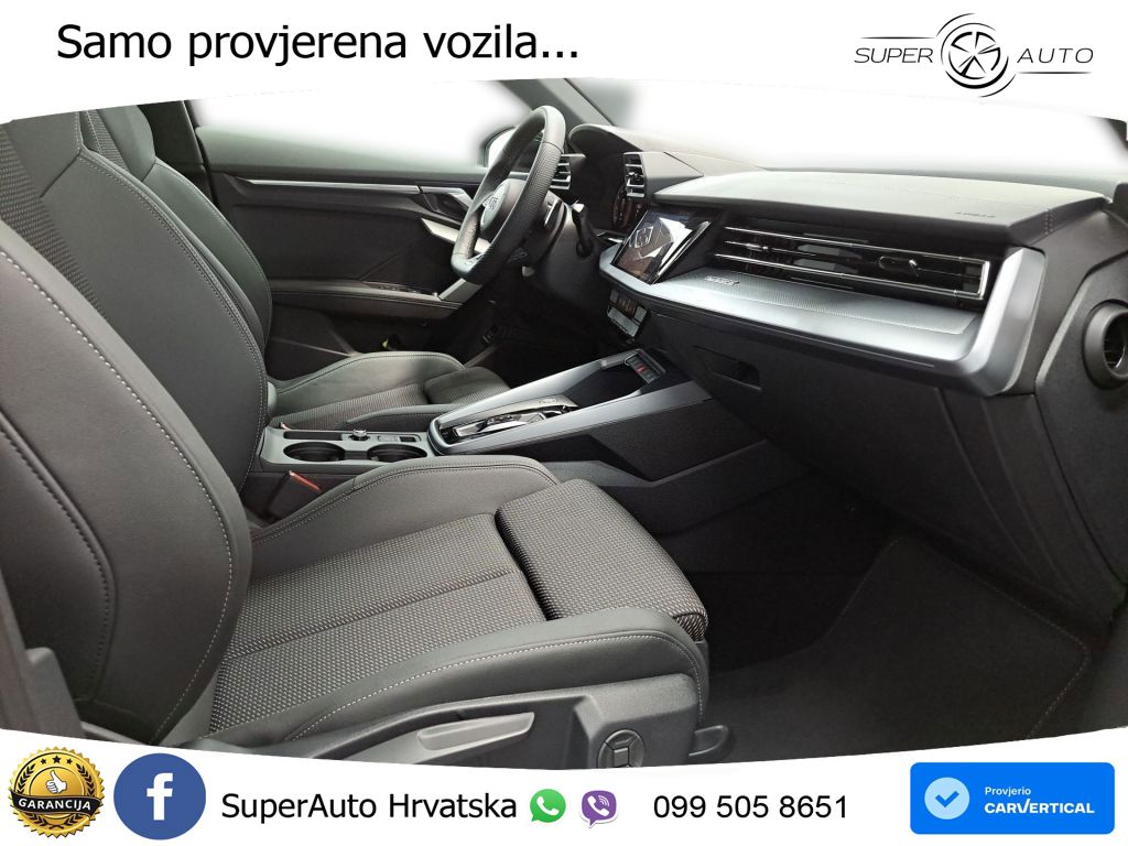 Audi A3 Sportback 40 TFSI (204 KS) quattro S tronic S line LED+GR SJED+ACC