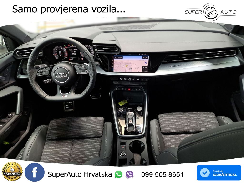 Audi A3 Sportback 40 TFSI (204 KS) quattro S tronic S line LED+GR SJED+ACC