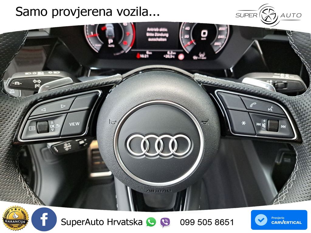 Audi A3 Sportback 40 TFSI (204 KS) quattro S tronic S line LED+GR SJED+ACC