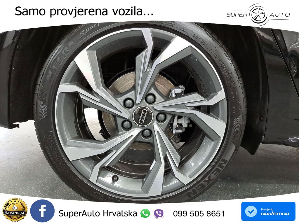 Audi A3 Sportback 40 TFSI (204 KS) quattro S tronic S line LED+GR SJED+ACC