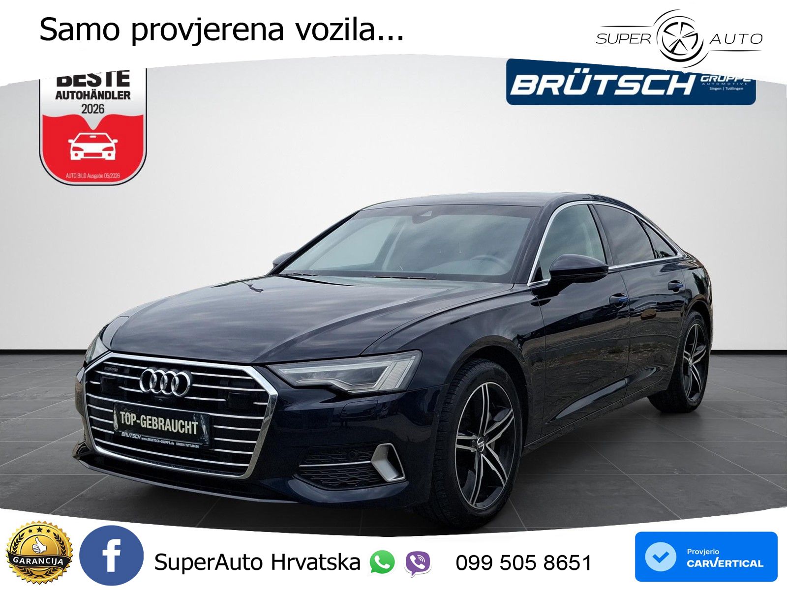 Audi A6 45 TDI V6 (231 KS) quattro Tiptronic MATRIX+GR SJED+KAM