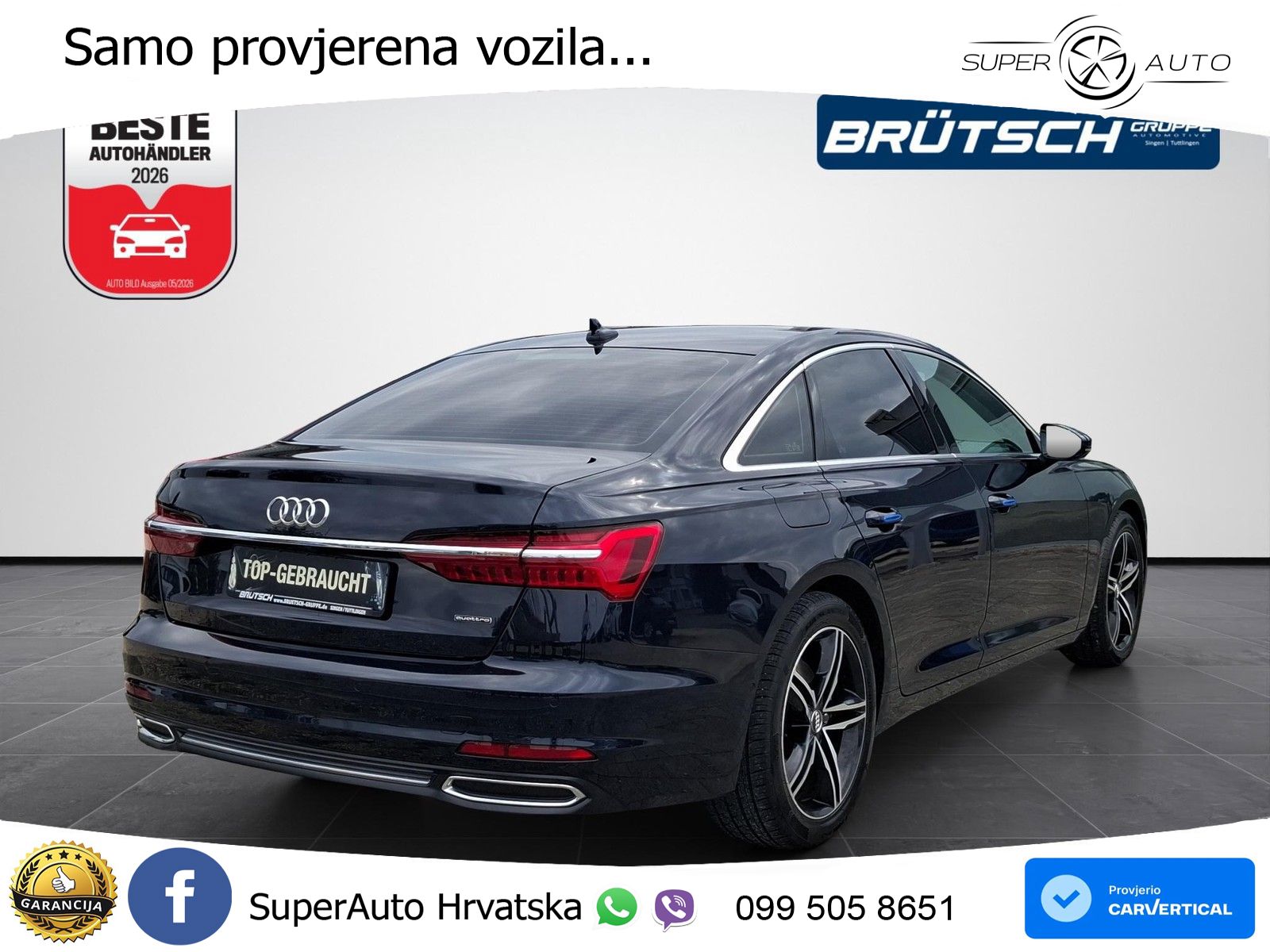 Audi A6 45 TDI V6 (231 KS) quattro Tiptronic MATRIX+GR SJED+KAM