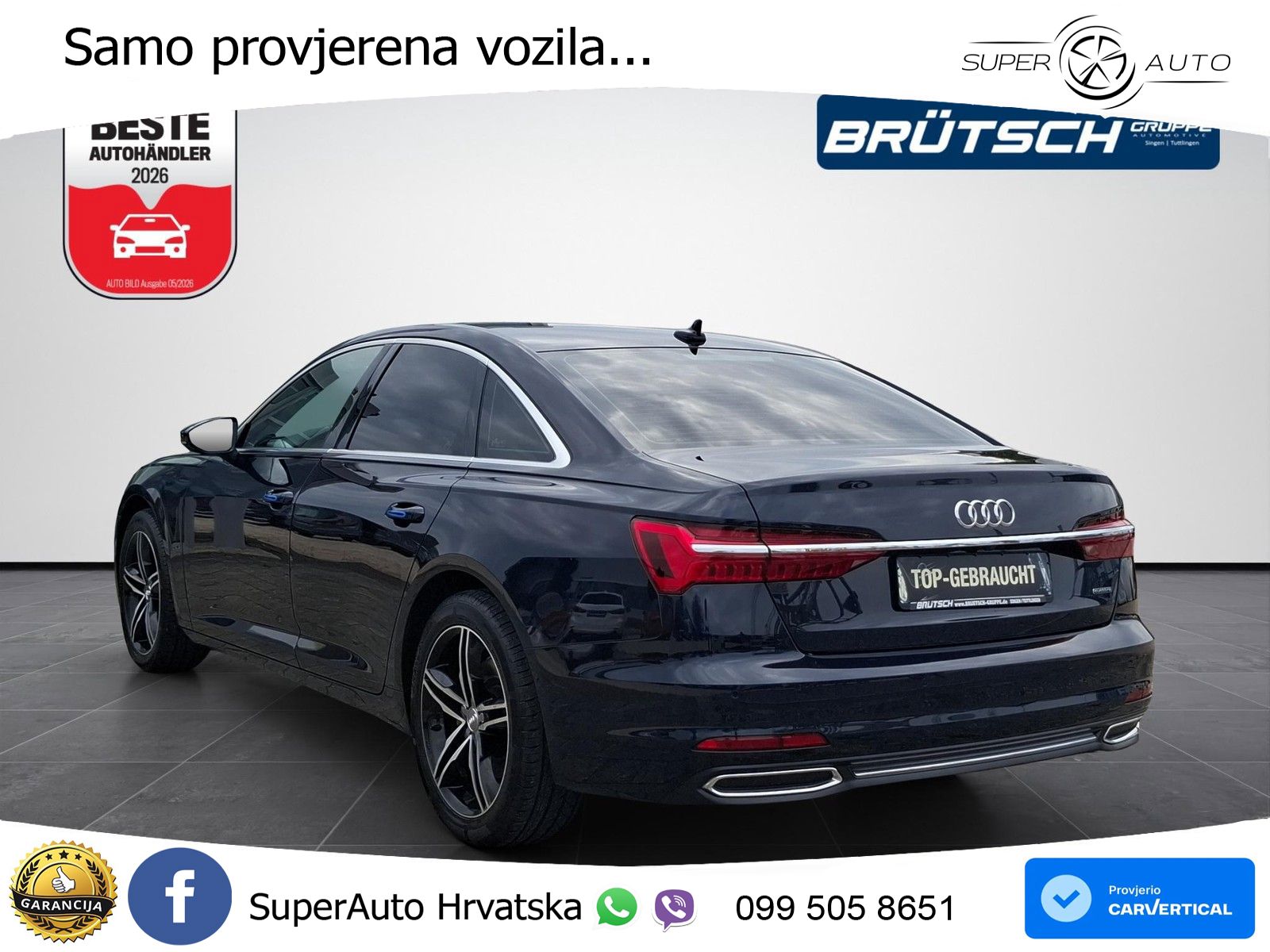 Audi A6 45 TDI V6 (231 KS) quattro Tiptronic MATRIX+GR SJED+KAM