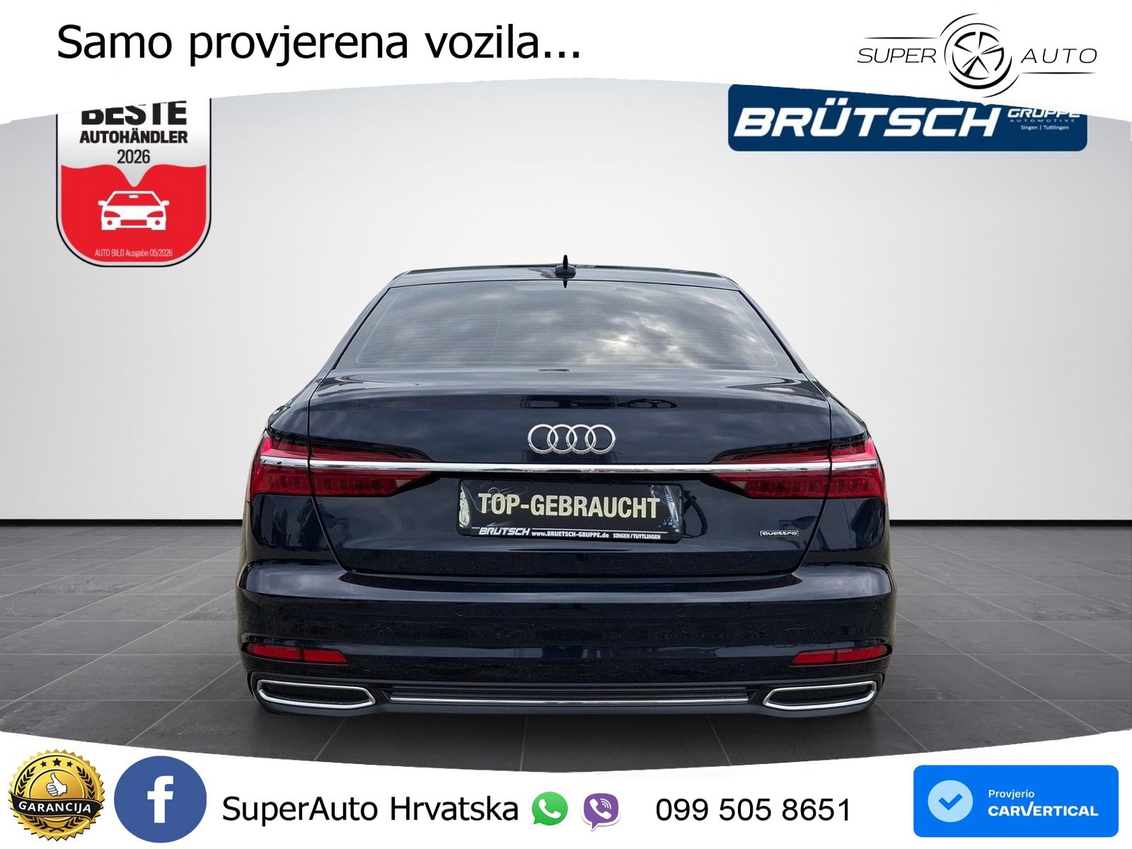 Audi A6 45 TDI V6 (231 KS) quattro Tiptronic MATRIX+GR SJED+KAM