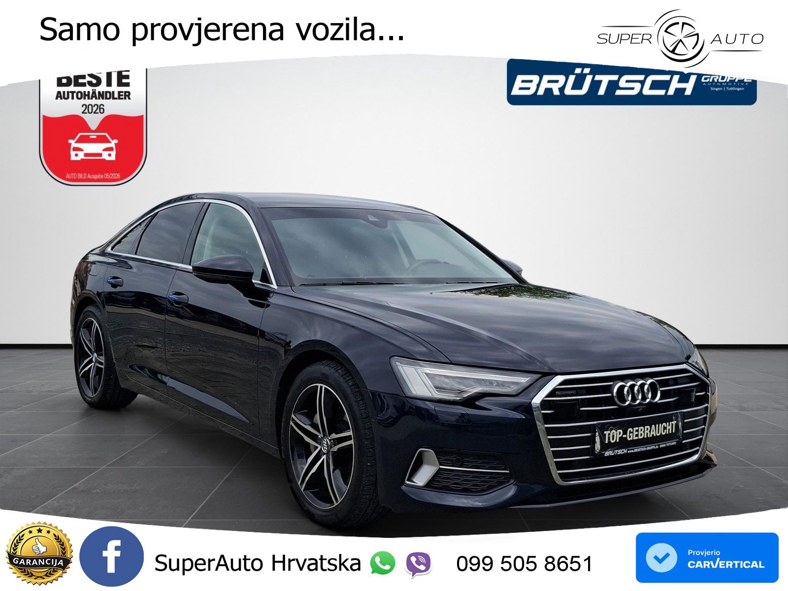 Audi A6 45 TDI V6 (231 KS) quattro Tiptronic MATRIX+GR SJED+KAM