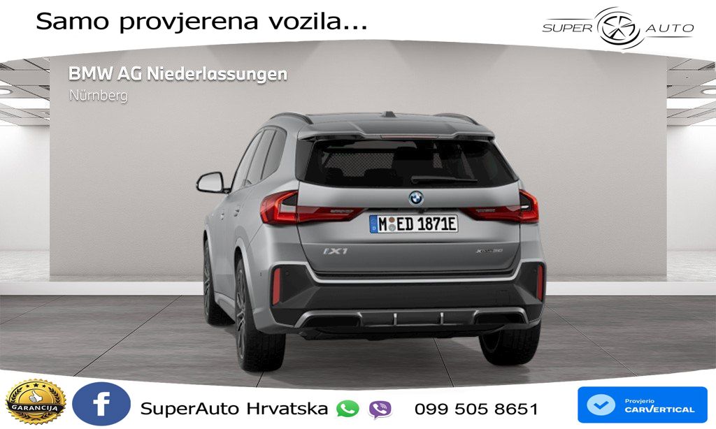 BMW iX1 68 kWh (313 KS) xDrive30 LED+GR SJED+ACC