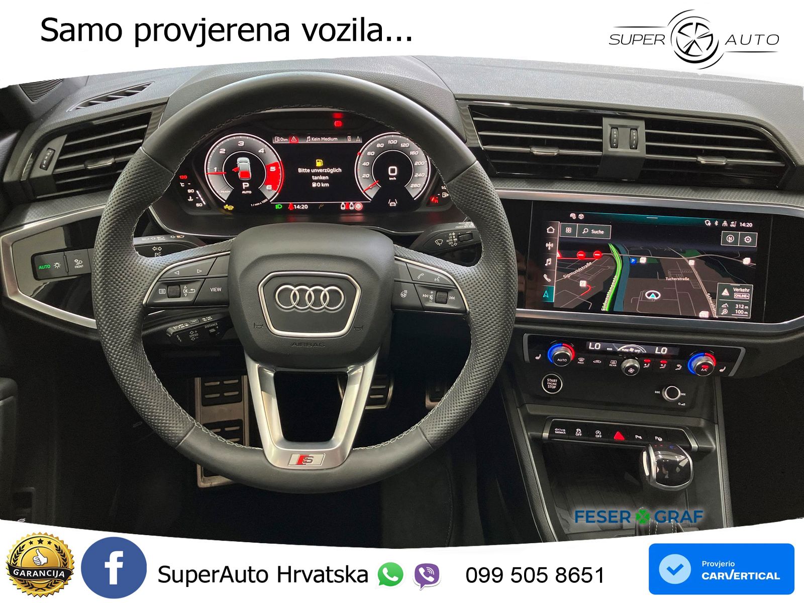 Audi Q3 Sportback 40 TDI (193 KS) quattro S tronic S line MATRIX+GR SJED+KAM