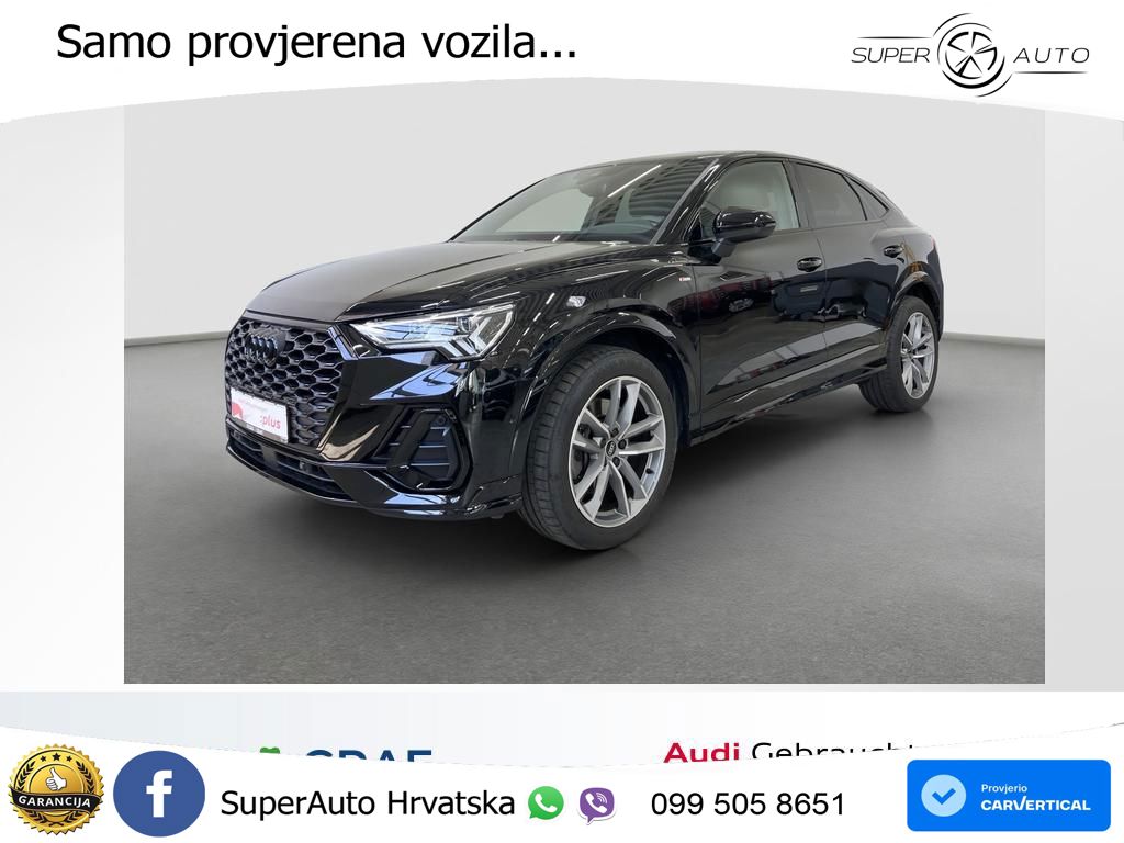 Audi Q3 Sportback 40 TDI (193 KS) quattro S tronic S line MATRIX+GR SJED+KAM
