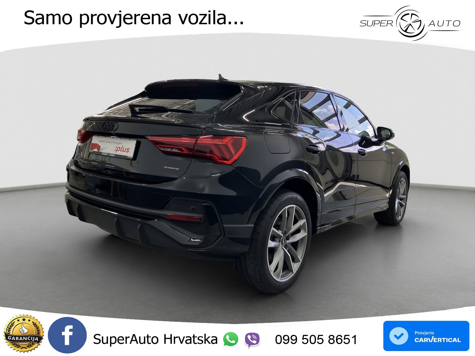 Audi Q3 Sportback 40 TDI (193 KS) quattro S tronic S line MATRIX+GR SJED+KAM