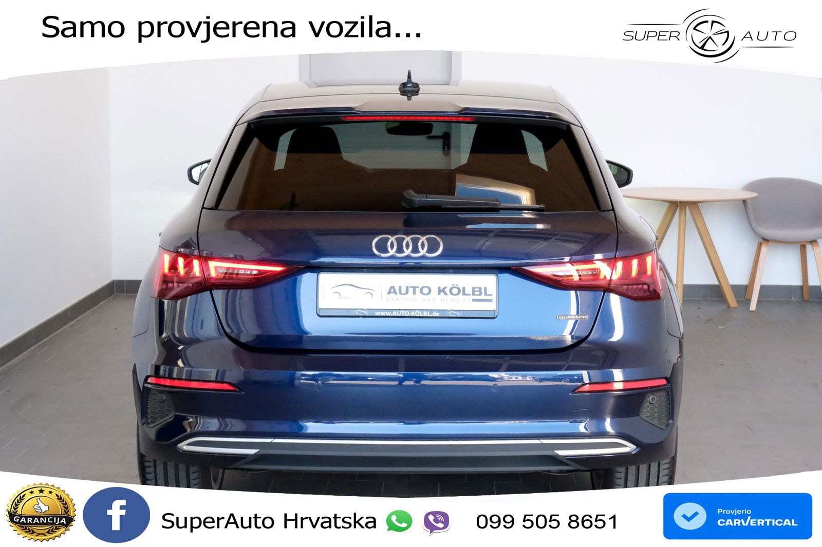 Audi A3 40 TFSI (190 KS) quattro S tronic