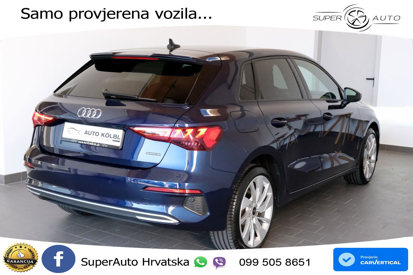 Audi A3 40 TFSI (190 KS) quattro S tronic