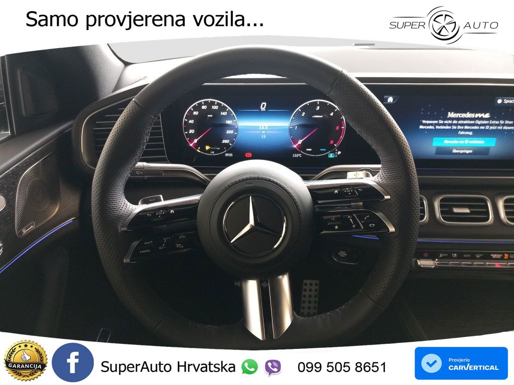 Mercedes GLE Coupe 450d (367 KS) EQ Boost 4MATIC 9G-TRONIC AMG ZRAČNI+ACC+GR SJED+360+PANO
