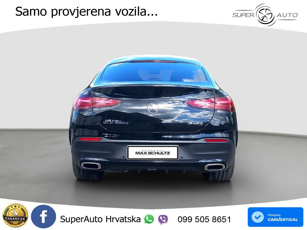 Mercedes GLE Coupe 450d (367 KS) EQ Boost 4MATIC 9G-TRONIC AMG ZRAČNI+ACC+GR SJED+360+PANO