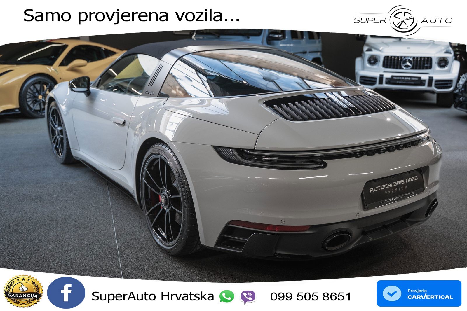 Porsche 911 Targa 4 GTS 3.0 (480 KS) PDK MATRIX+GR SJED+KAM