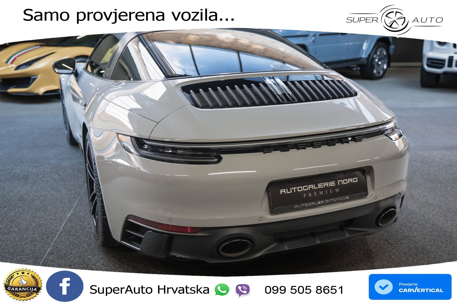 Porsche 911 Targa 4 GTS 3.0 (480 KS) PDK MATRIX+GR SJED+KAM