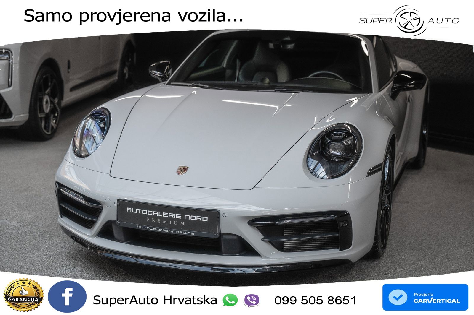 Porsche 911 Targa 4 GTS 3.0 (480 KS) PDK MATRIX+GR SJED+KAM
