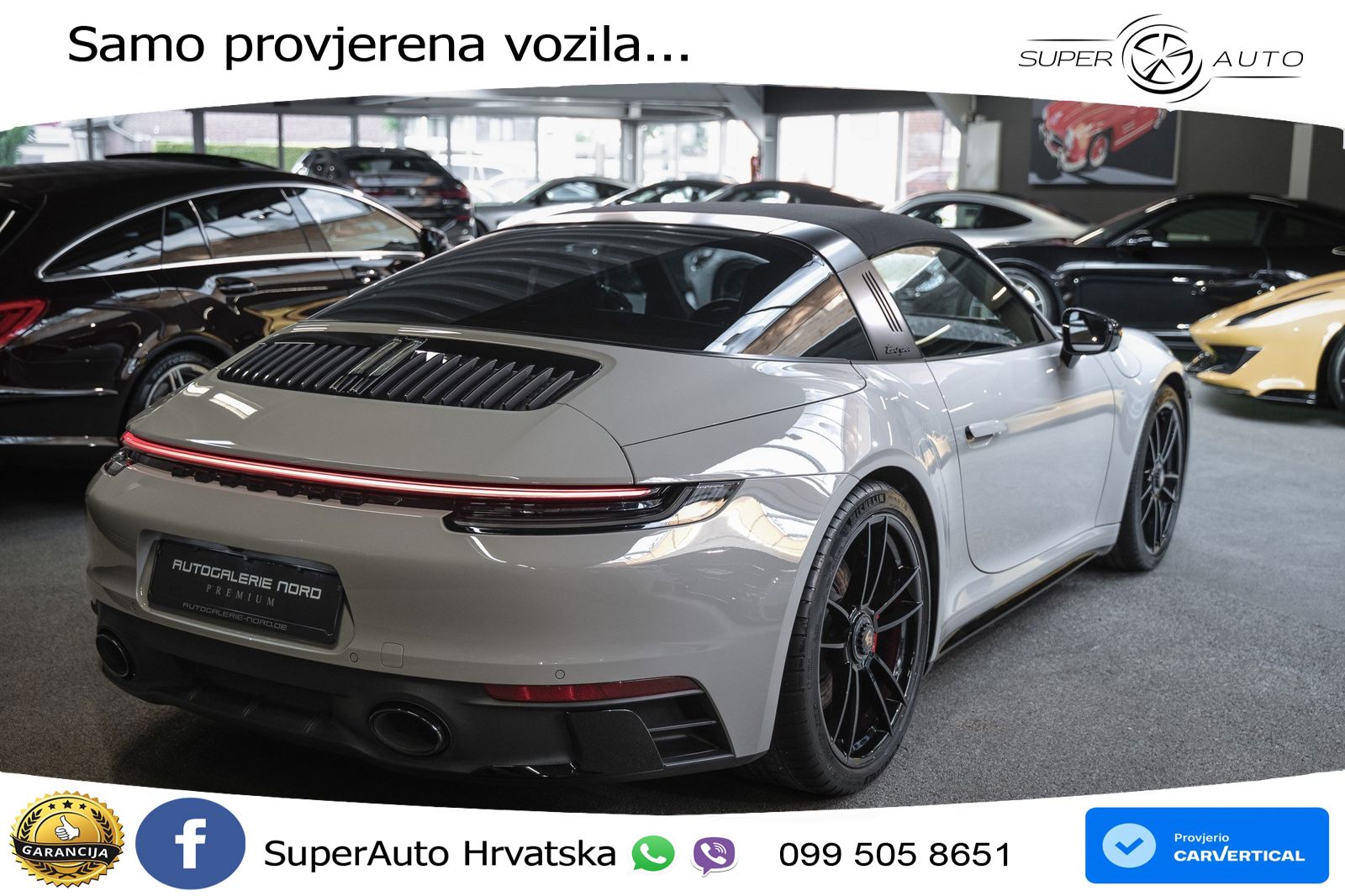 Porsche 911 Targa 4 GTS 3.0 (480 KS) PDK MATRIX+GR SJED+KAM
