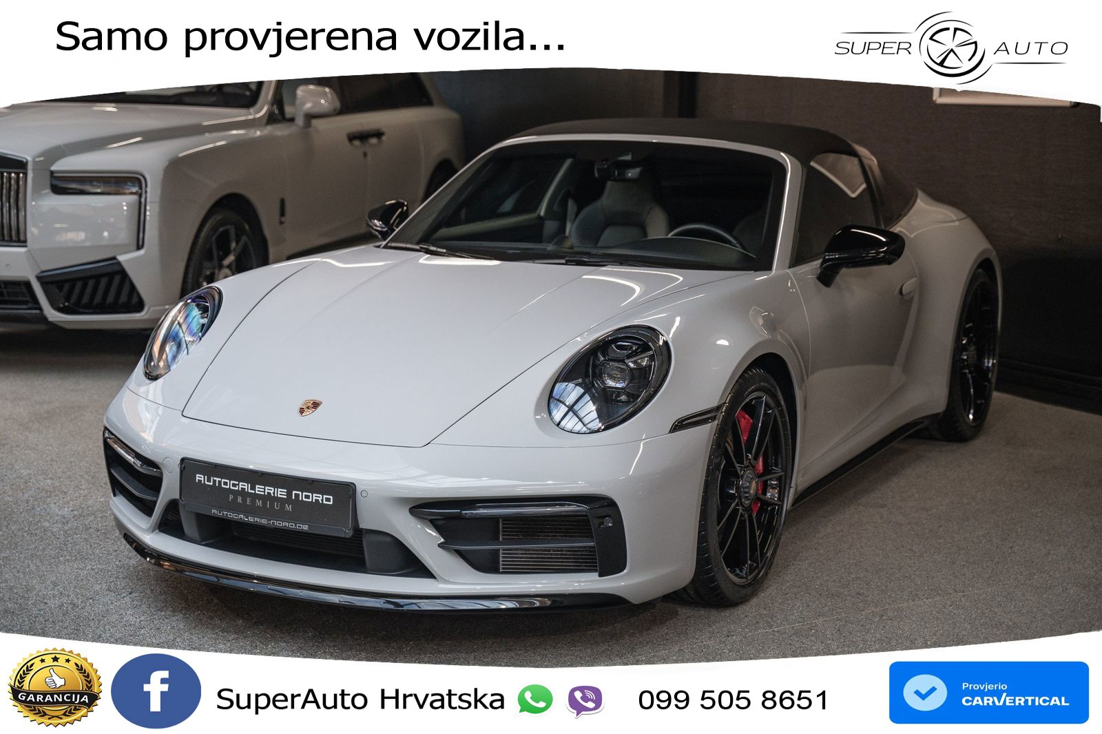 Porsche 911 Targa 4 GTS 3.0 (480 KS) PDK MATRIX+GR SJED+KAM