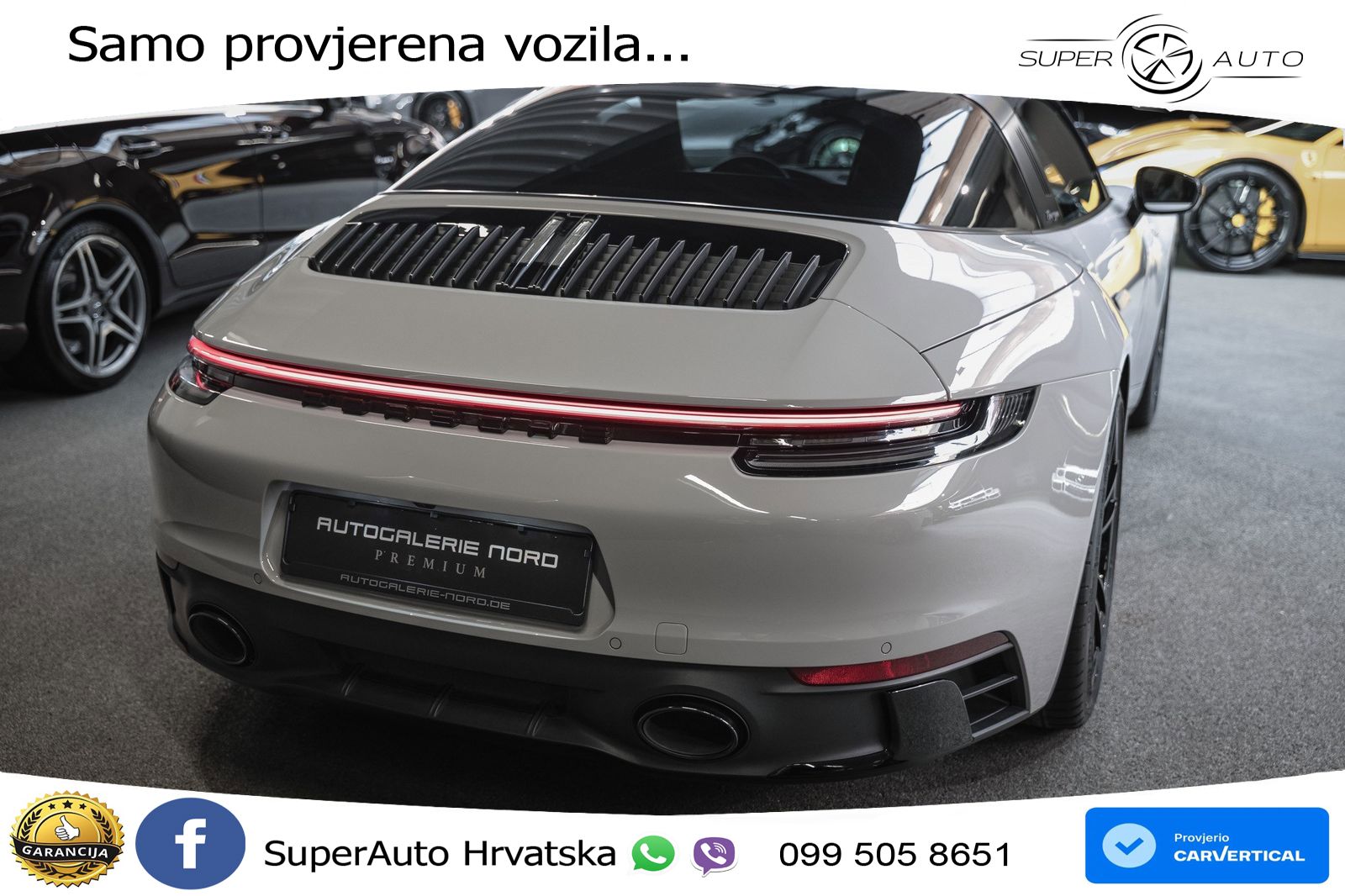 Porsche 911 Targa 4 GTS 3.0 (480 KS) PDK MATRIX+GR SJED+KAM