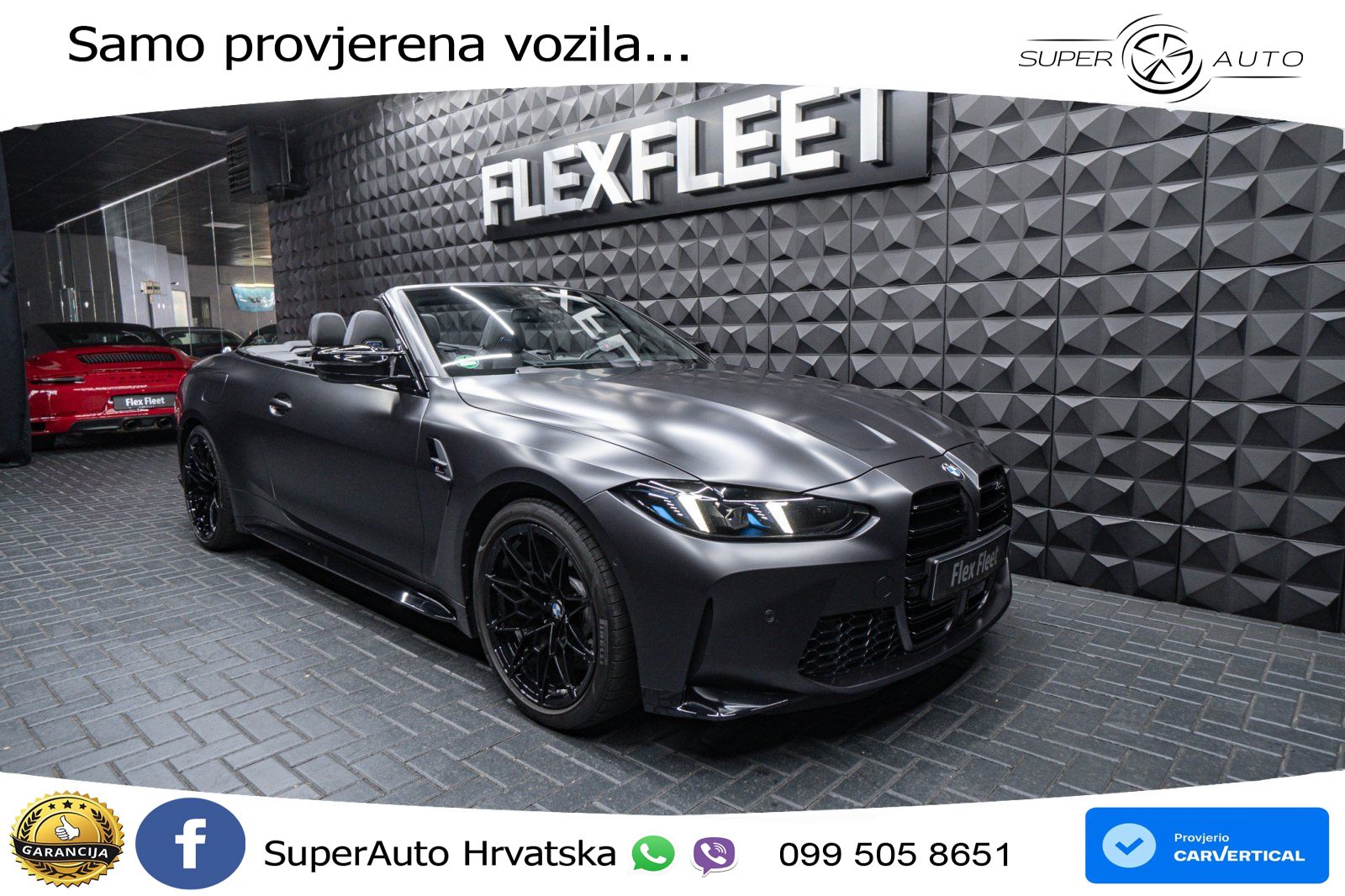 BMW M4 Convertible Competition 3.0 (530 KS) xDrive Steptronic LED+GR SJED+ACC
