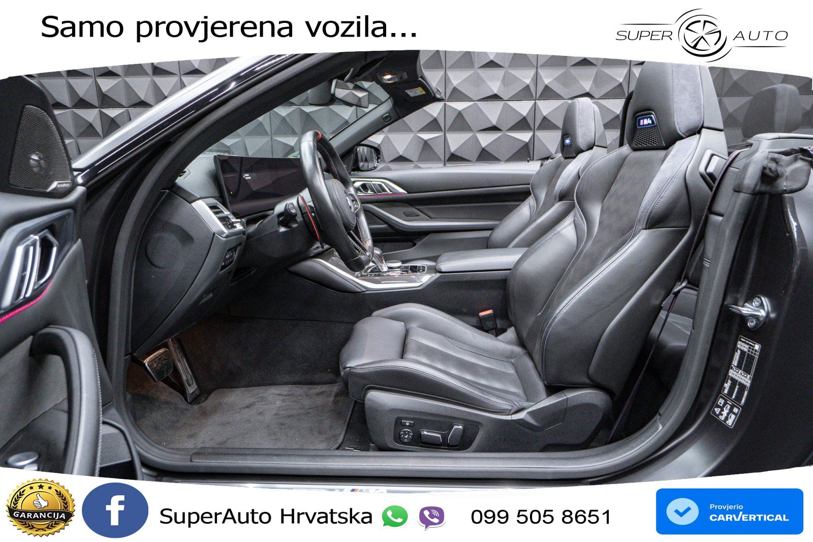 BMW M4 Convertible Competition 3.0 (530 KS) xDrive Steptronic LED+GR SJED+ACC