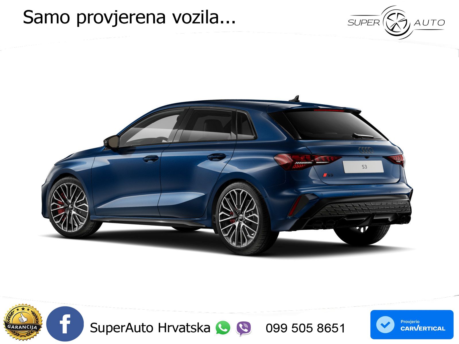 Audi S3 2.0 TFSI (333 KS) quattro S tronic MATRIX+GR SJED+KAM