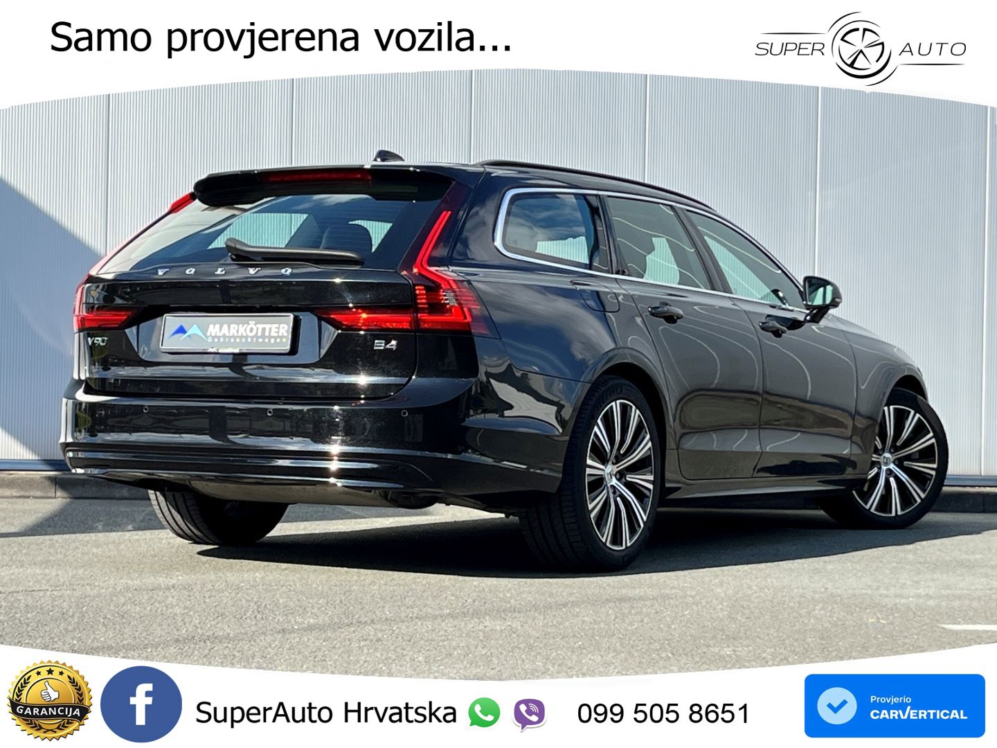 Volvo V90 2.0 B4 Automatic LED+GR SJED+ACC