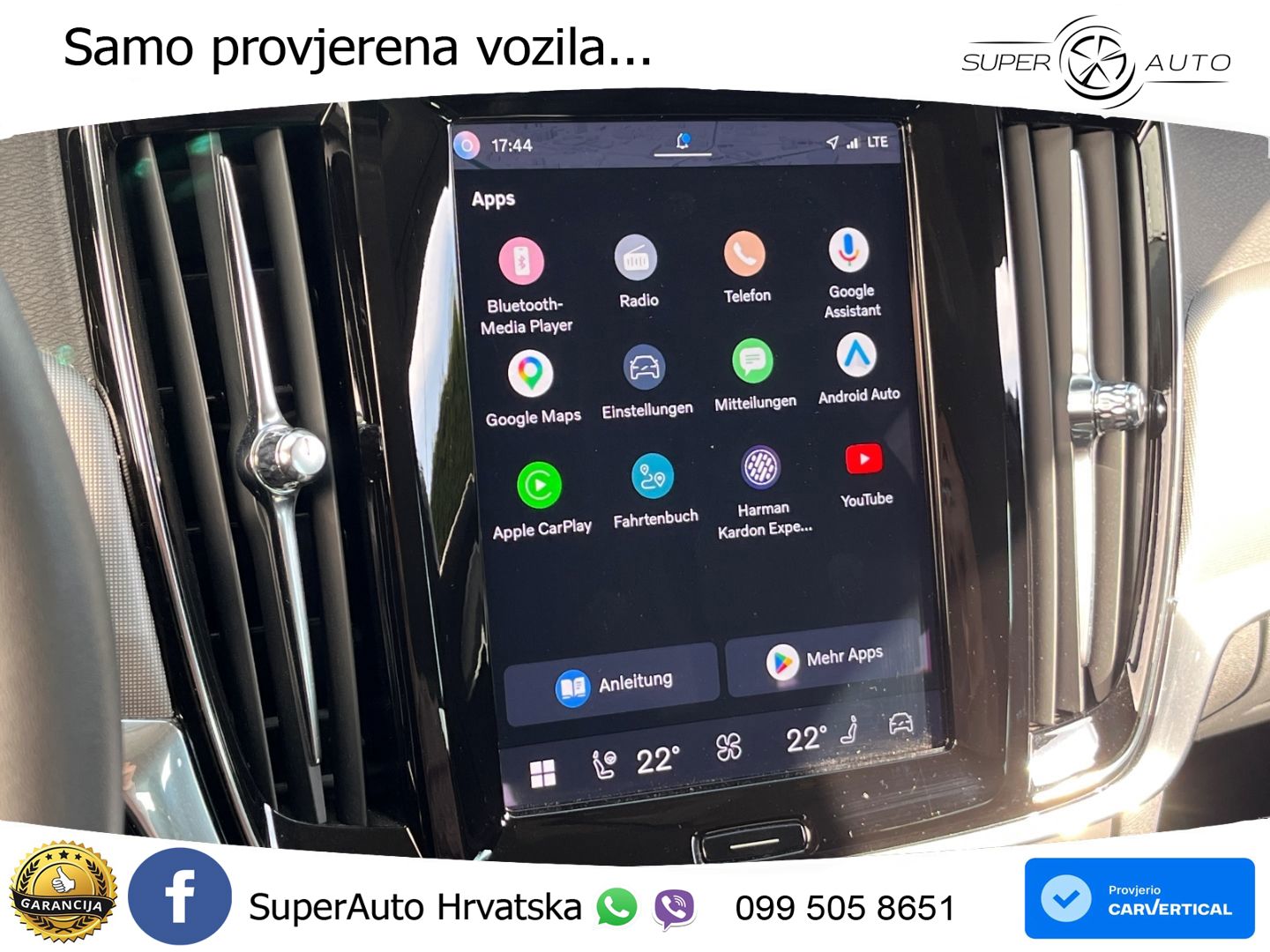 Volvo V90 2.0 B4 Automatic LED+GR SJED+ACC