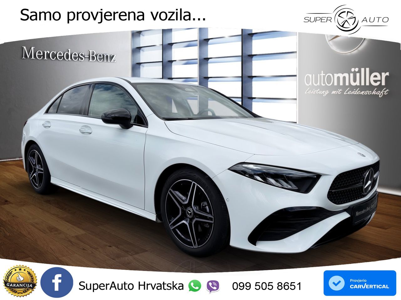 Mercedes-Benz A 180 7G-DCT AMG LED+GR SJED+ACC
