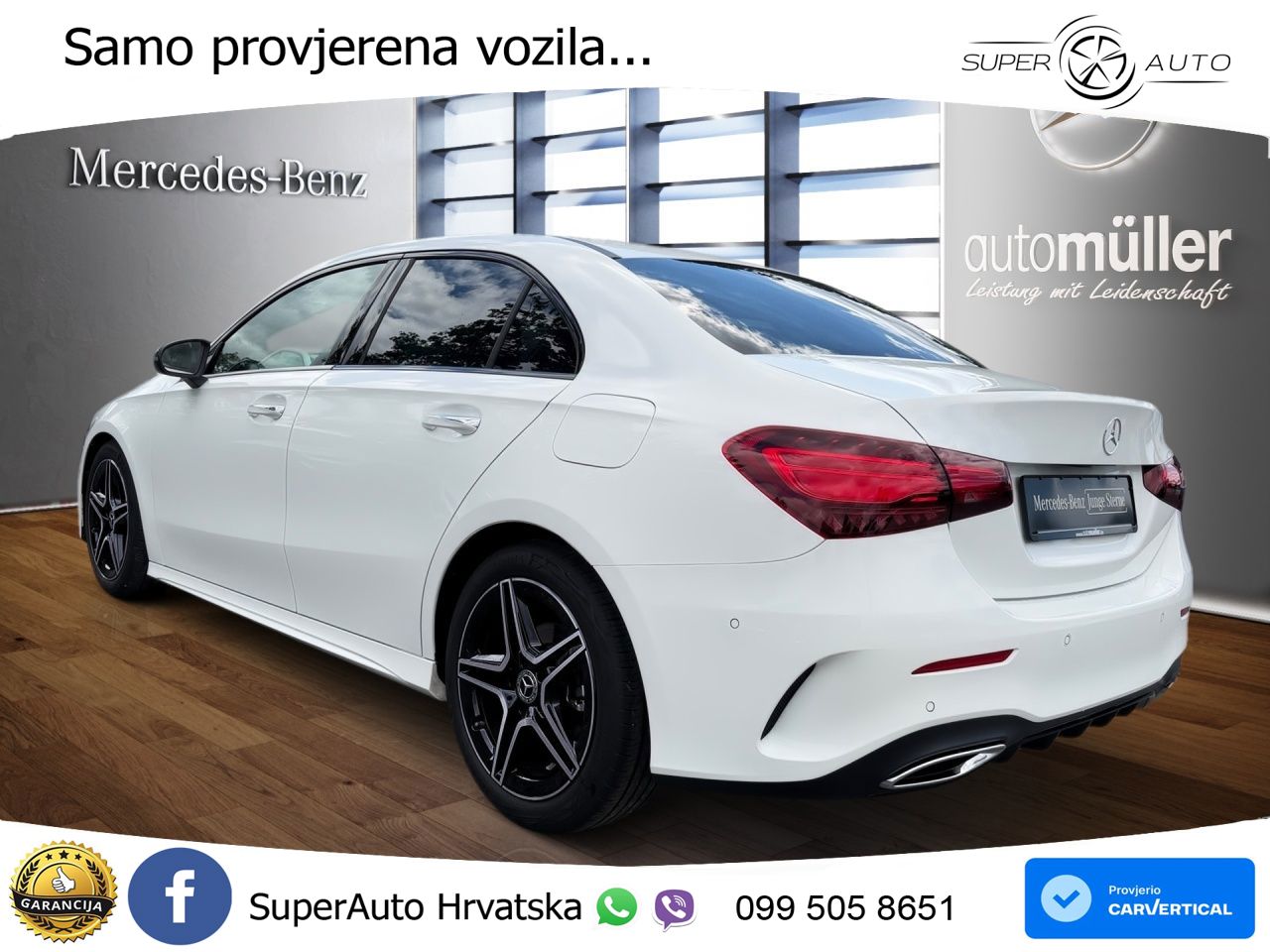 Mercedes-Benz A 180 7G-DCT AMG LED+GR SJED+ACC