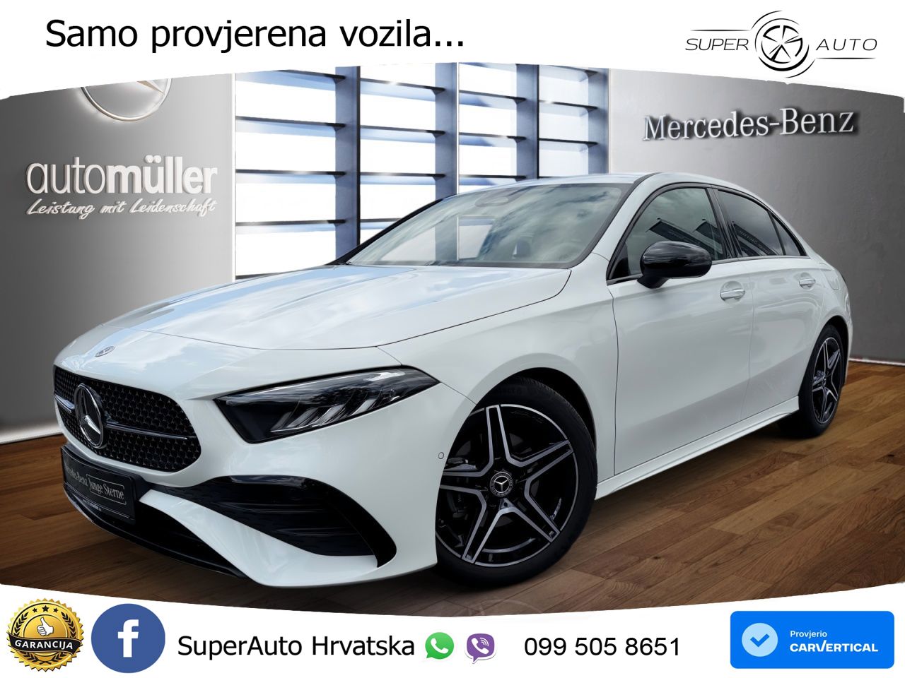 Mercedes-Benz A 180 7G-DCT AMG LED+GR SJED+ACC
