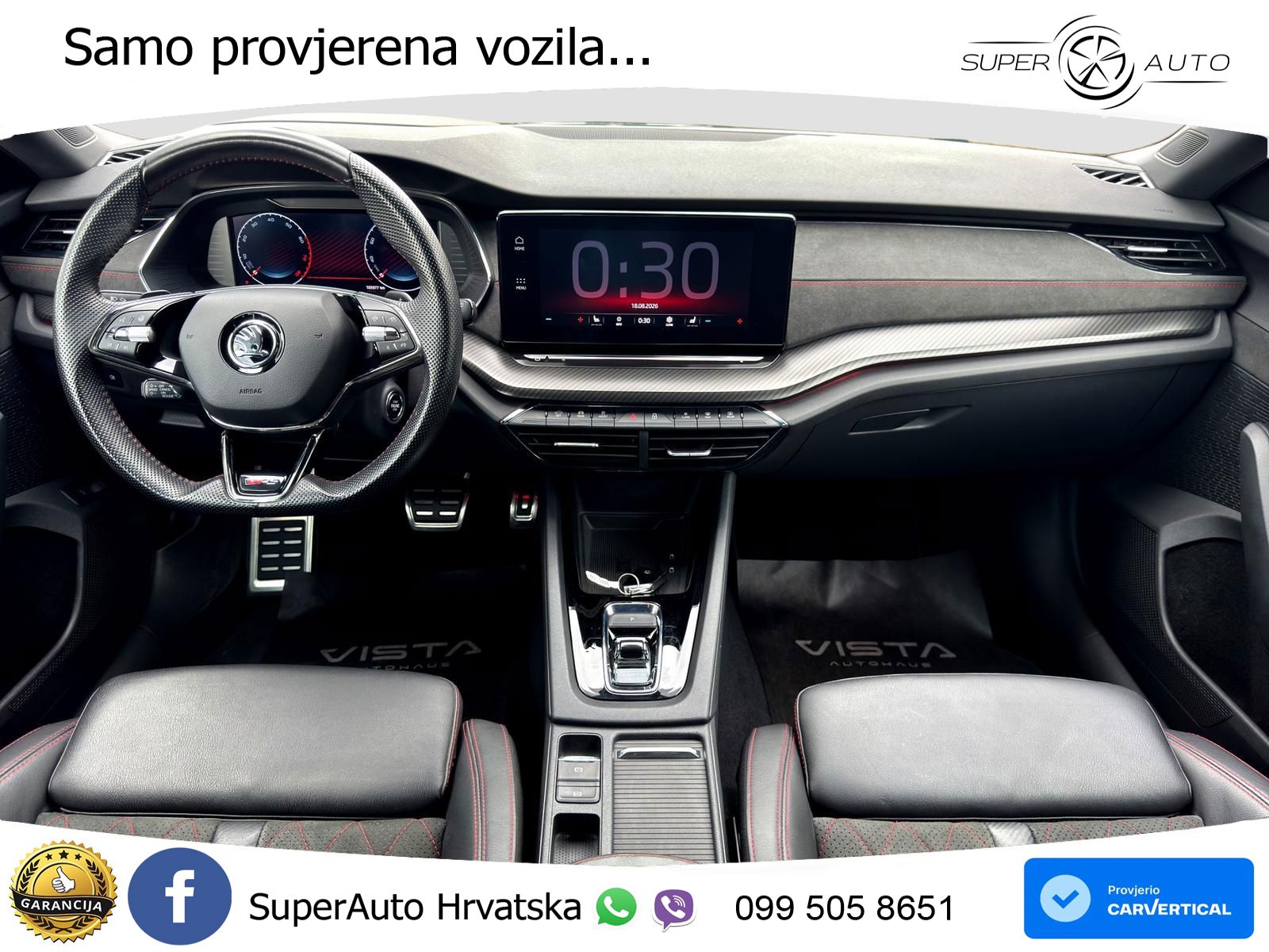 Škoda Octavia Combi RS 2.0 TSI (245 KS) DSG LED+GR SJED+ACC