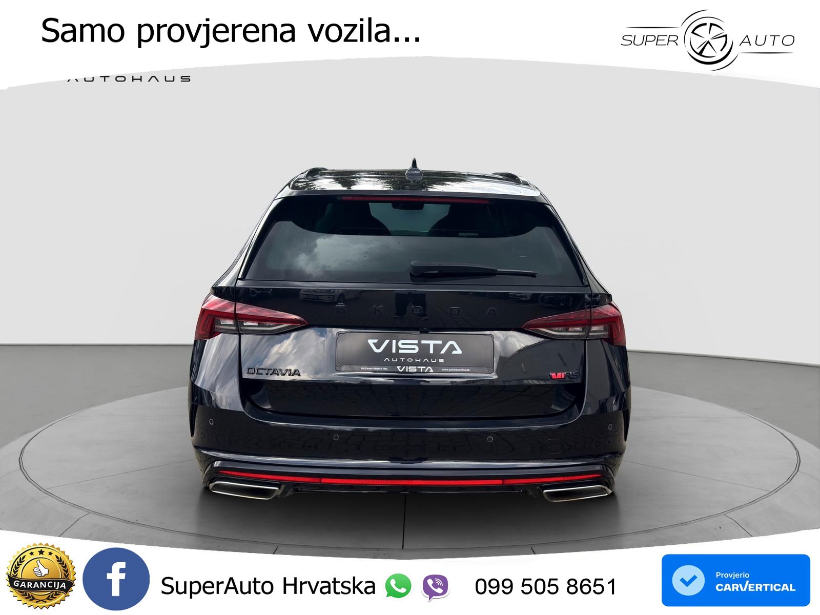 Škoda Octavia Combi RS 2.0 TSI (245 KS) DSG LED+GR SJED+ACC