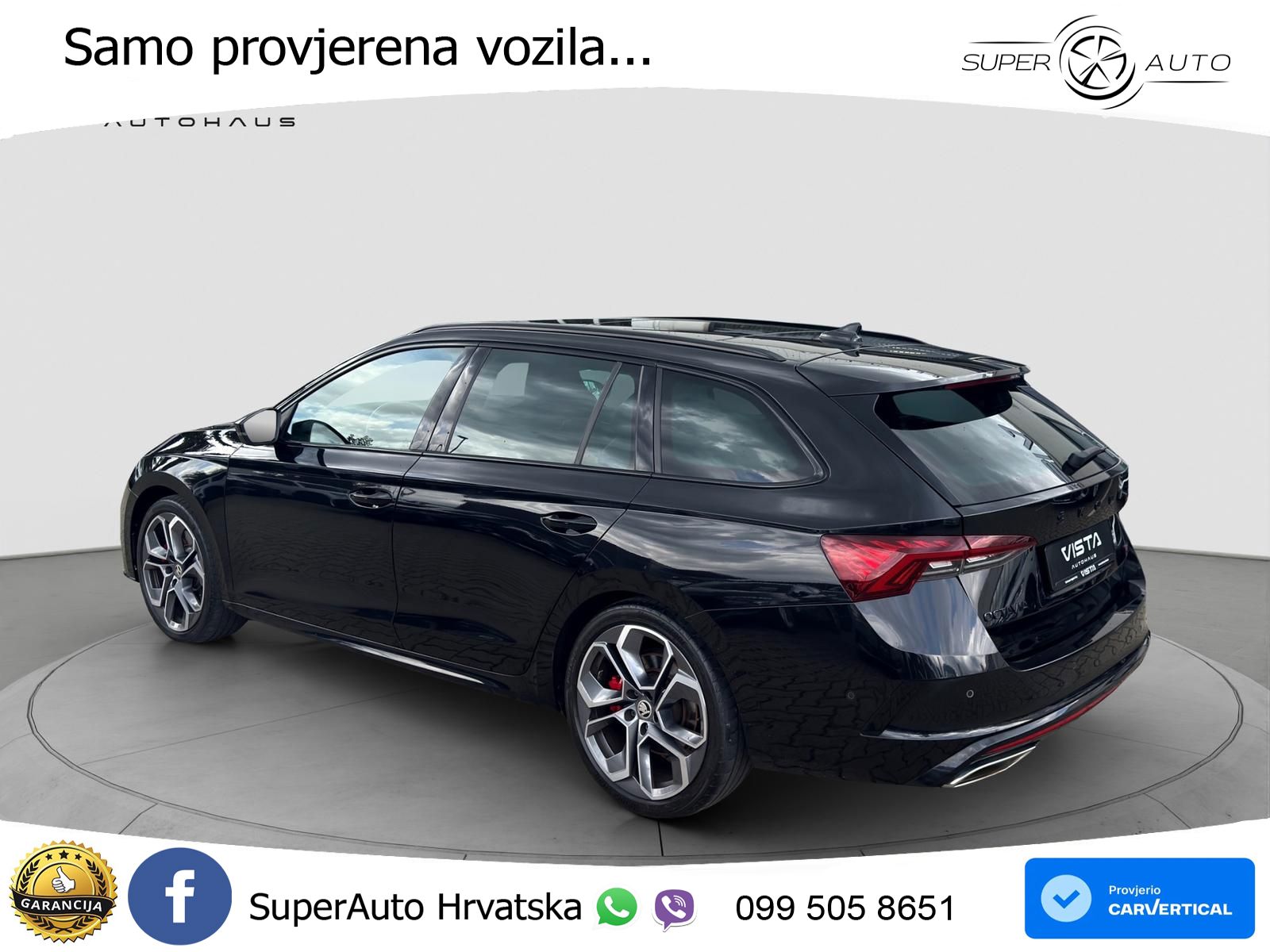 Škoda Octavia Combi RS 2.0 TSI (245 KS) DSG LED+GR SJED+ACC