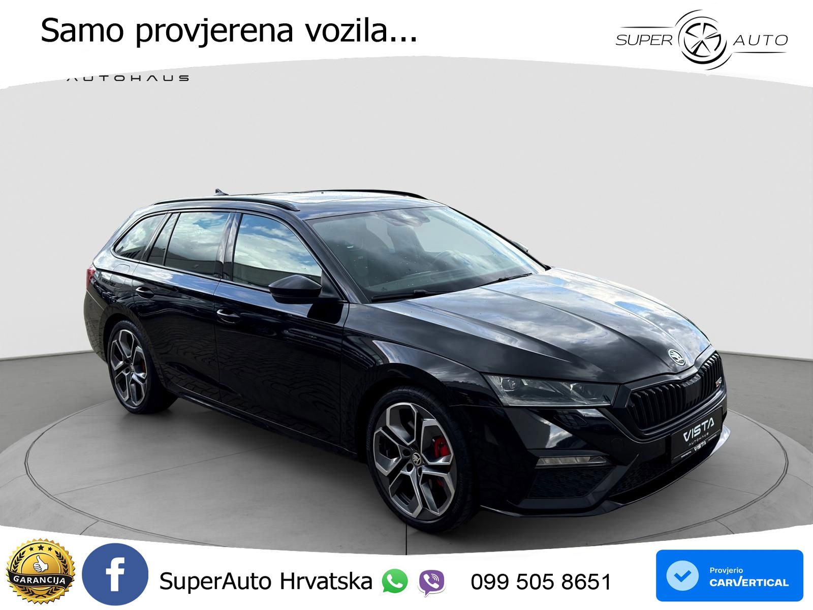 Škoda Octavia Combi RS 2.0 TSI (245 KS) DSG LED+GR SJED+ACC