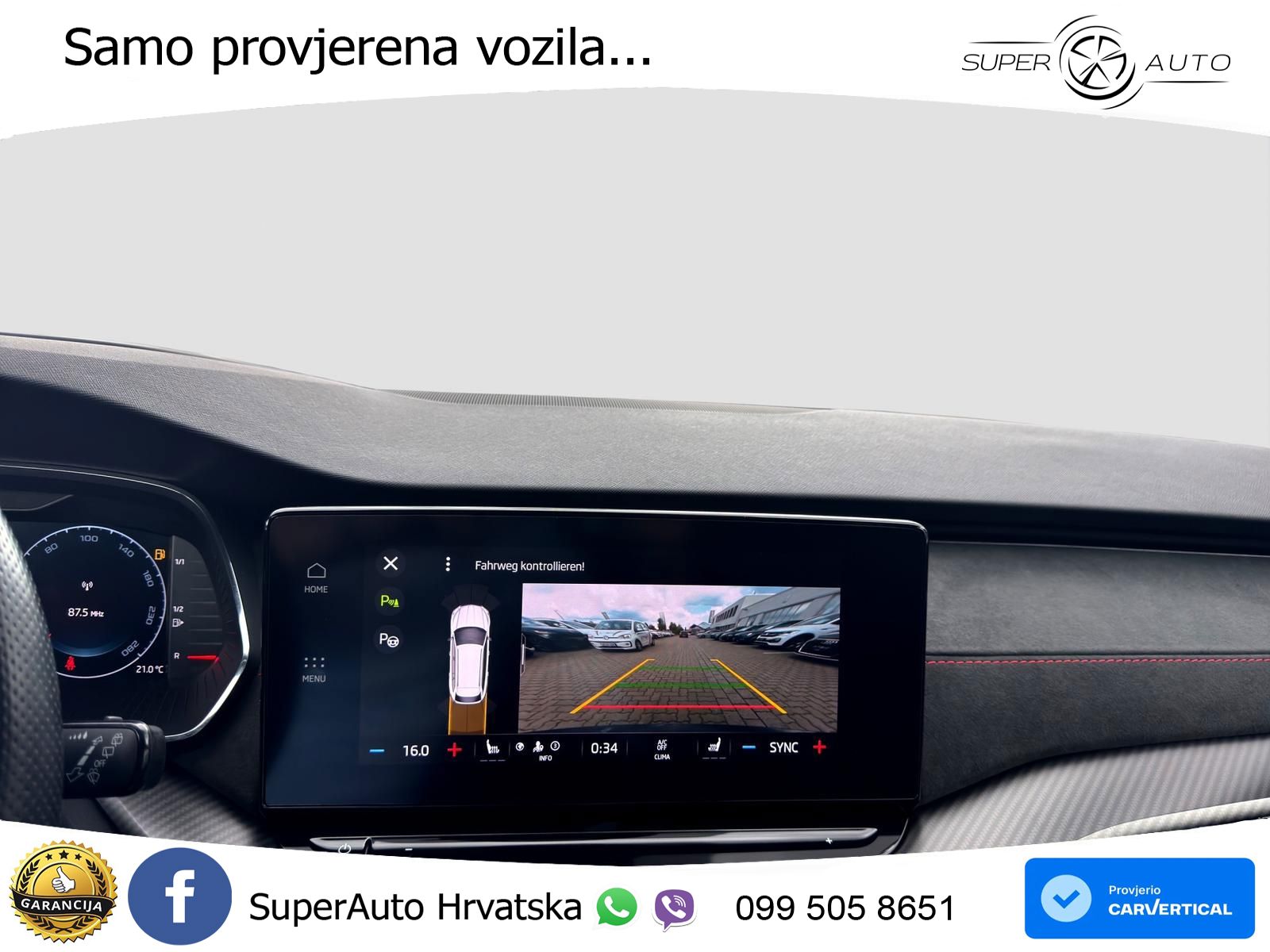 Škoda Octavia Combi RS 2.0 TSI (245 KS) DSG LED+GR SJED+ACC