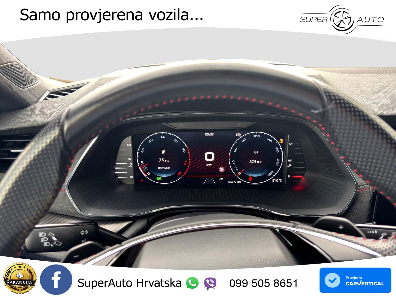 Škoda Octavia Combi RS 2.0 TSI (245 KS) DSG LED+GR SJED+ACC