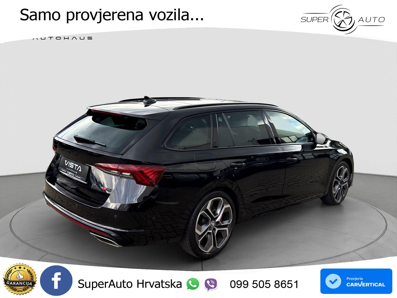 Škoda Octavia Combi RS 2.0 TSI (245 KS) DSG LED+GR SJED+ACC