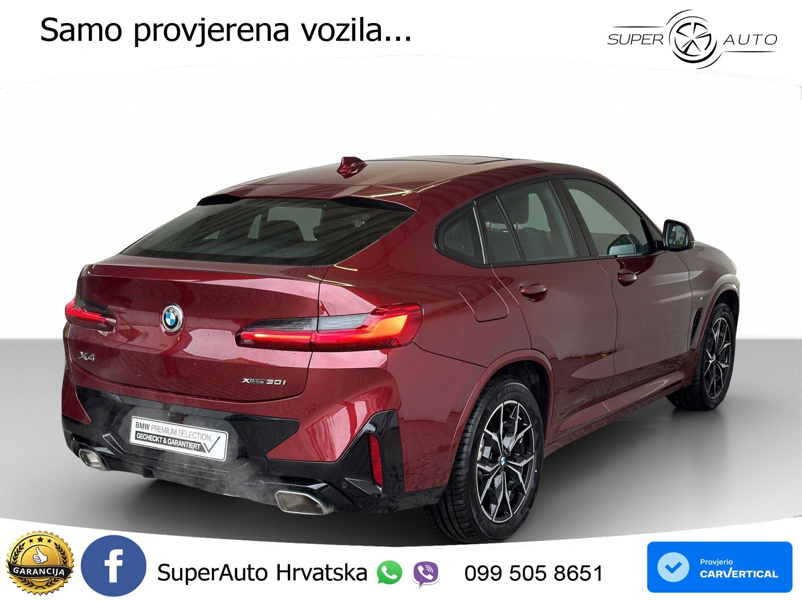 BMW X4 30i (245 KS) xDrive Steptronic M Sport