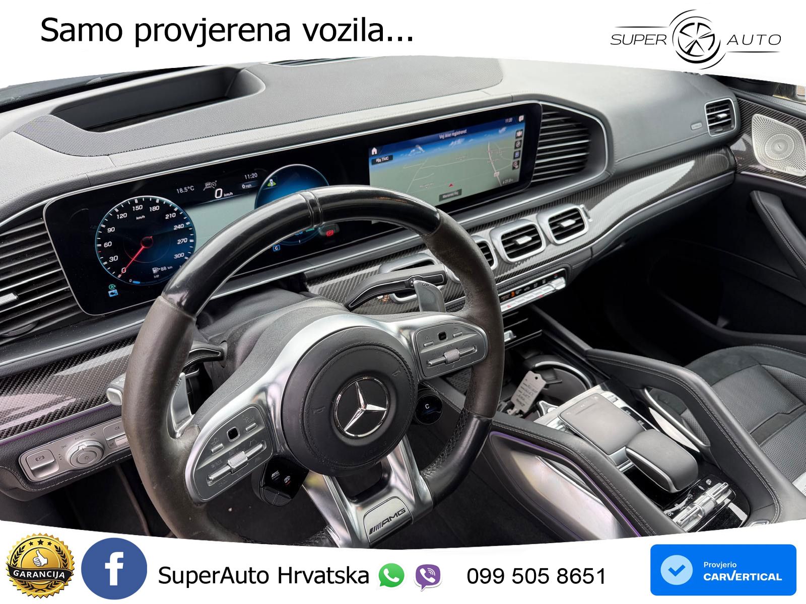 Mercedes-Benz GLS AMG GLS 63 V8 EQ Boost 4MATIC+ TCT ACC+HEAD+4xGR SJED+360+PANO