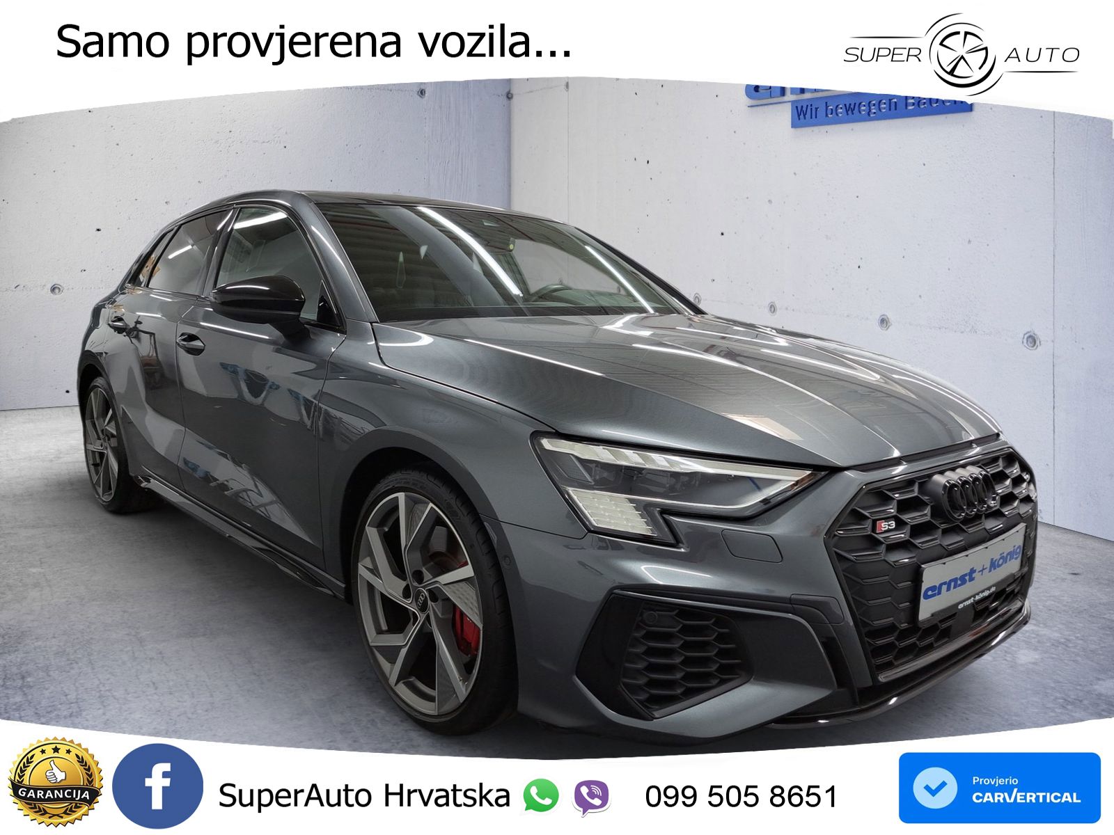 Audi S3 2.0 TFSI (310 KS) quattro S tronic LED+GR SJED+ACC