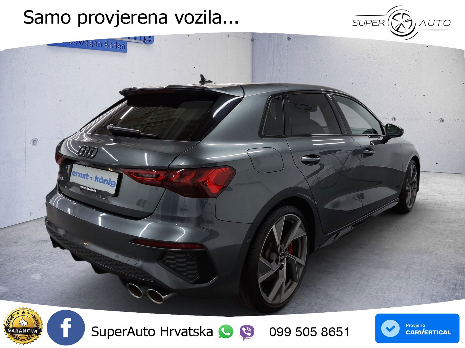 Audi S3 2.0 TFSI (310 KS) quattro S tronic LED+GR SJED+ACC