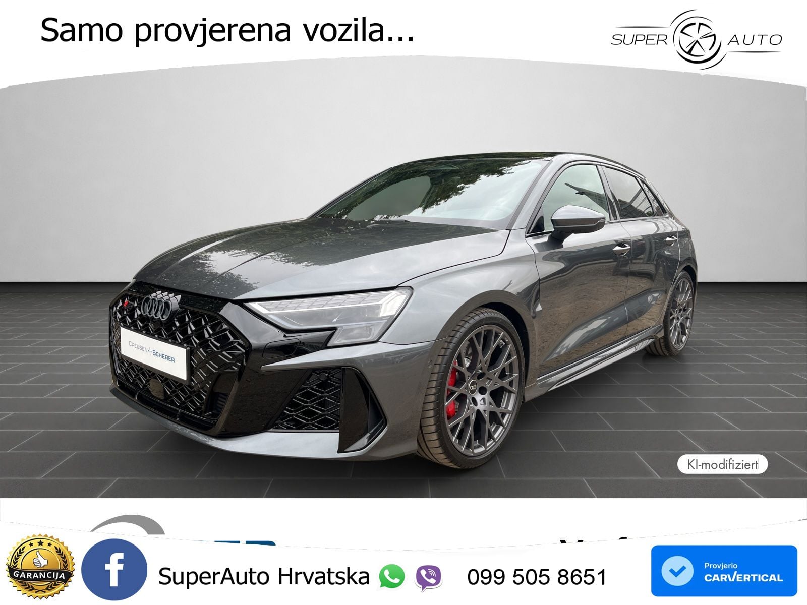Audi RS3 Sedan 2.5 TFSI (400 KS) quattro S tronic LED+GR SJED+ACC