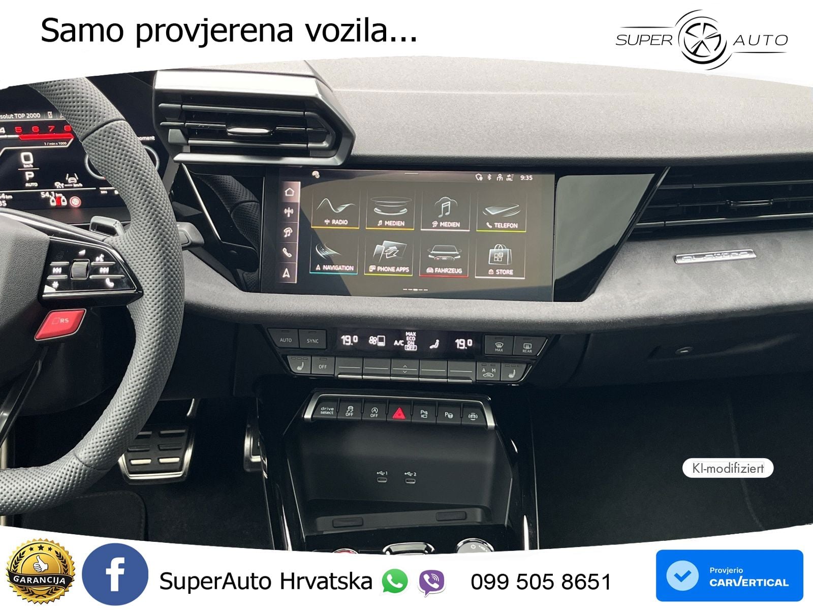 Audi RS3 Sedan 2.5 TFSI (400 KS) quattro S tronic LED+GR SJED+ACC
