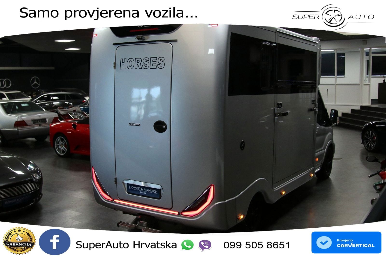 Ford Transit 350 L3 JL Exklusive Pferdetransport 2025 170 KS