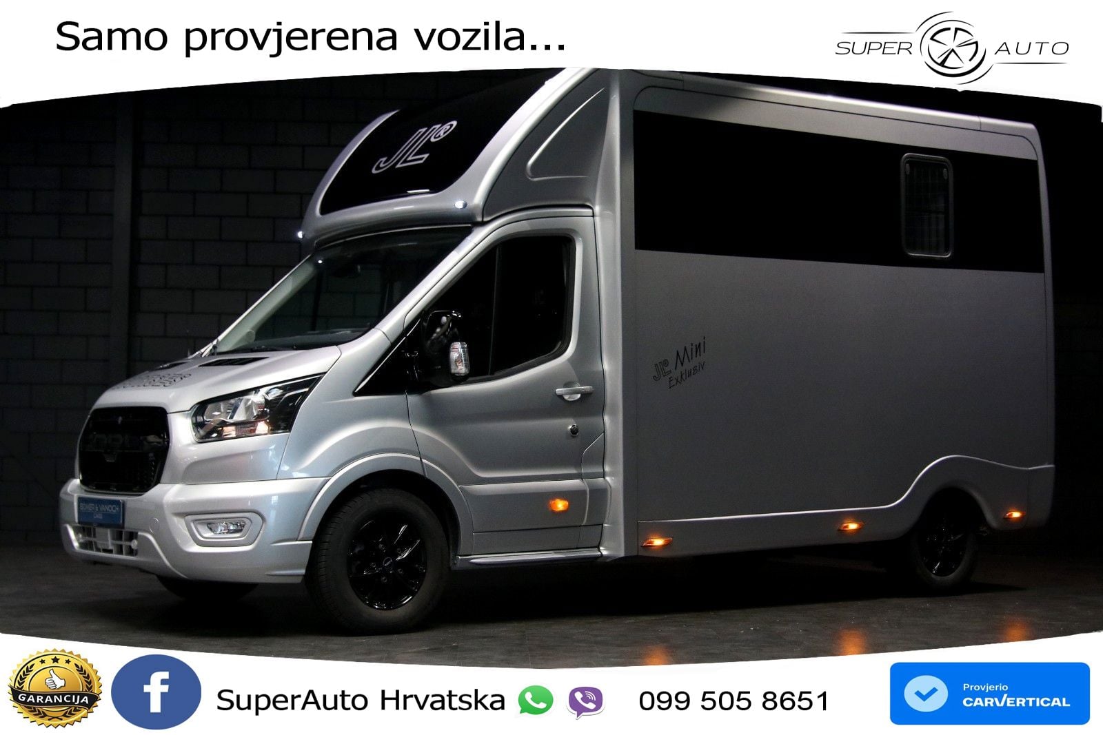 Ford Transit 350 L3 JL Exklusive Pferdetransport 2025 170 KS