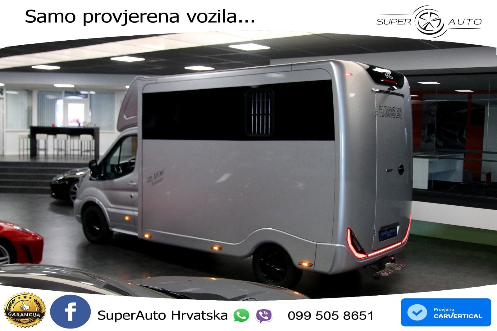 Ford Transit 350 L3 JL Exklusive Pferdetransport 2025 170 KS