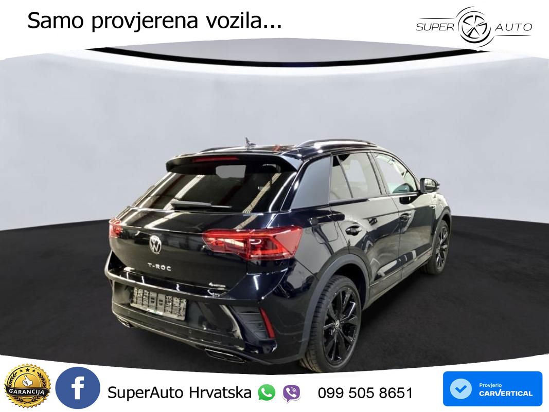 Volkswagen T-Roc 2.0 TSI (190 KS) 4M DSG R-Line MATRIX+GR SJED+KAM