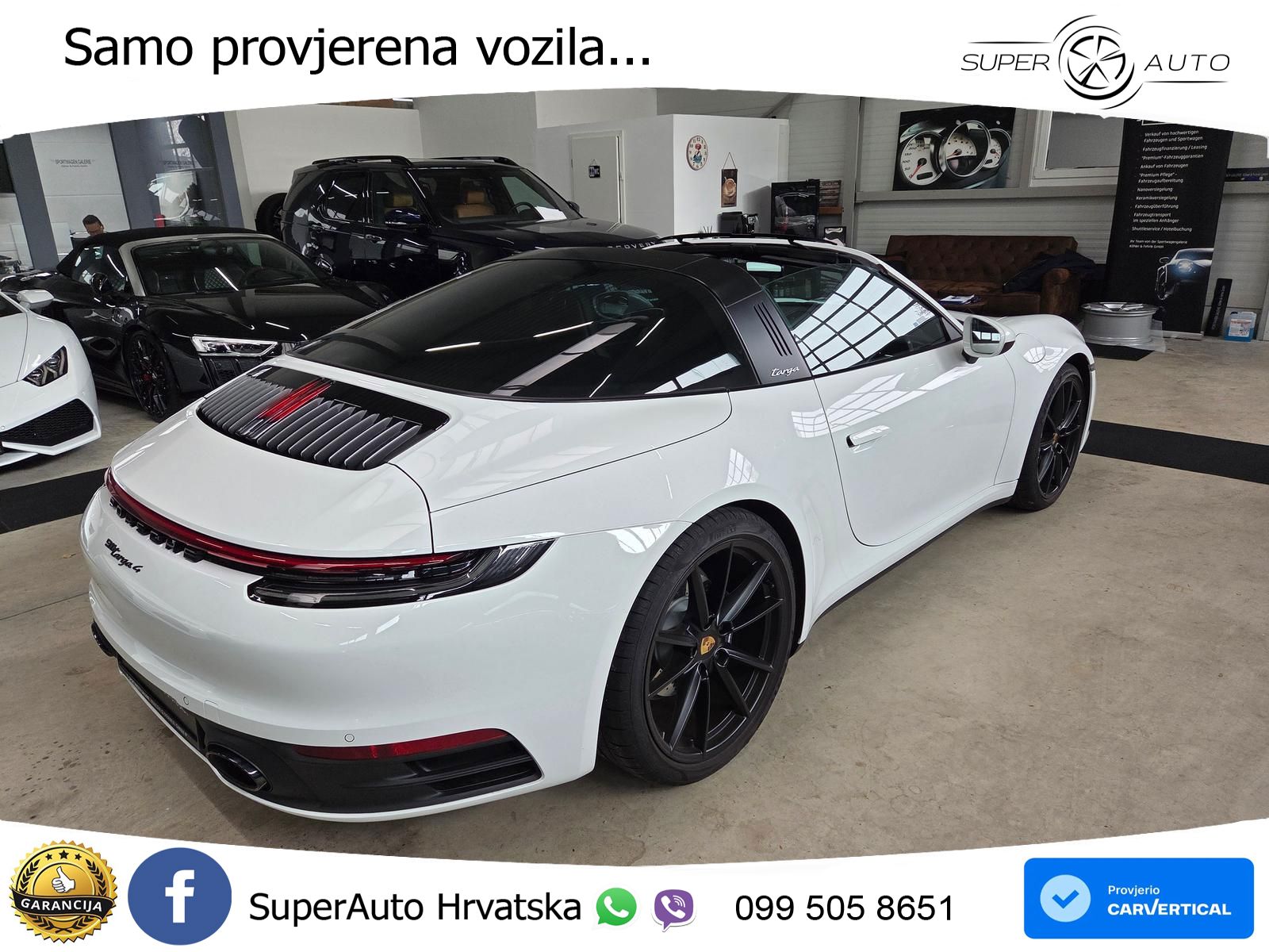 Porsche 911 Targa 4 3.0 (385 KS) PDK LED+GR SJED+ACC
